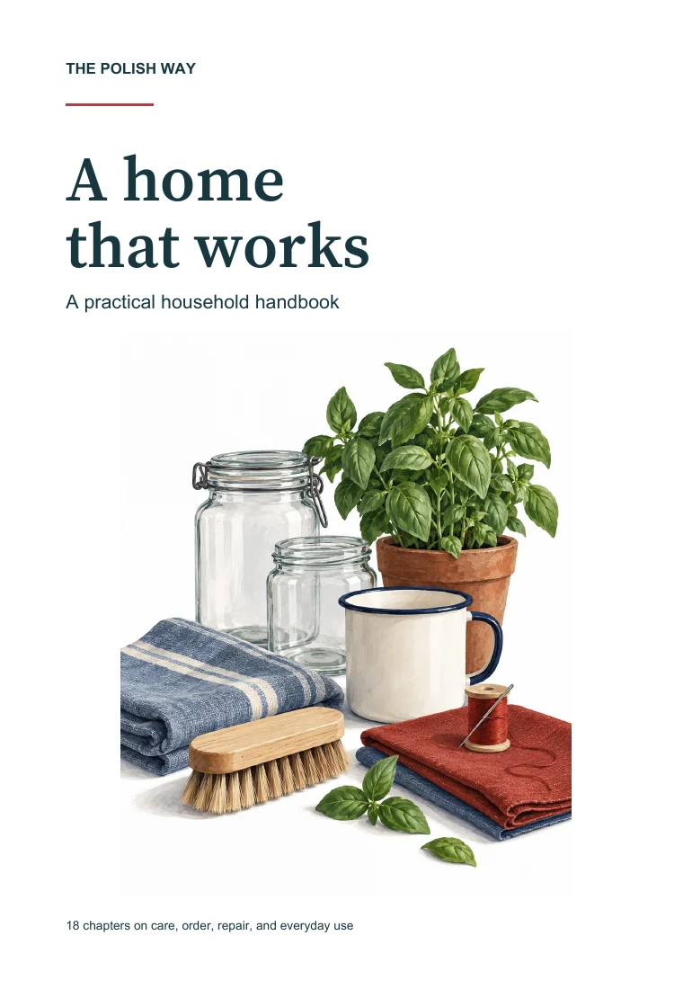 A Home That Works, the illustrated household handbook by The Polish Way